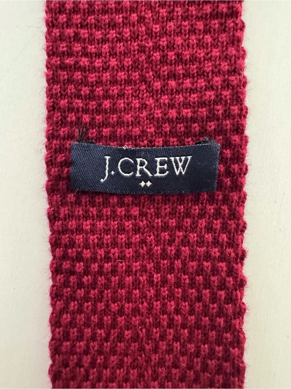 J. Crew Knit Square End Tie